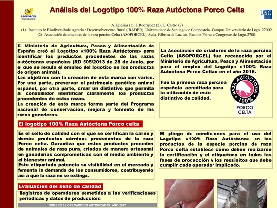 Análisis del Logotipo 100% Raza Autóctona Porco Celta